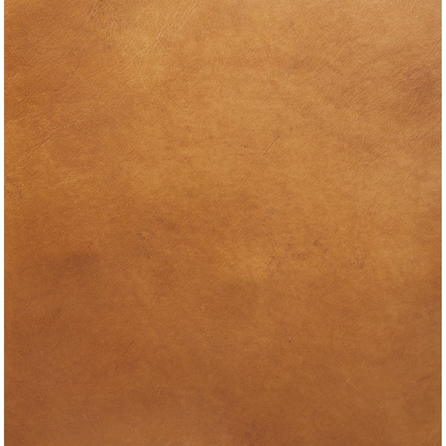 Canapé Ricciardo Cognac en cuir véritable - 86,6 L x 38,6 l x 26,4 H