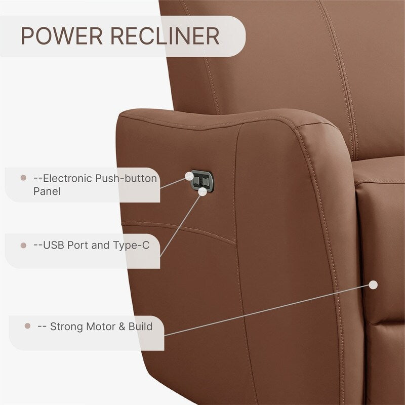 Fauteuil inclinable pivotant et inclinable Merlin Power