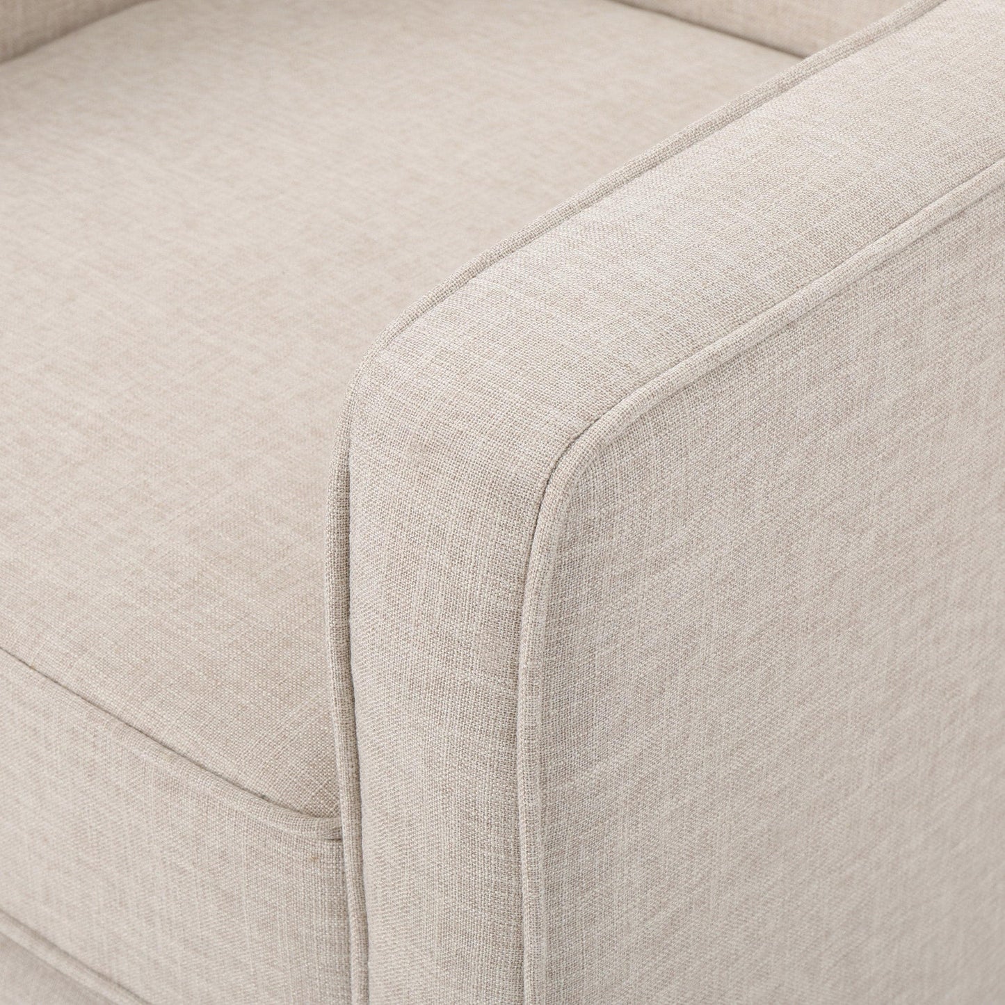 Fauteuil inclinable en tissu capitonné Mervynn de style milieu de siècle moderne par Christopher Knight Home