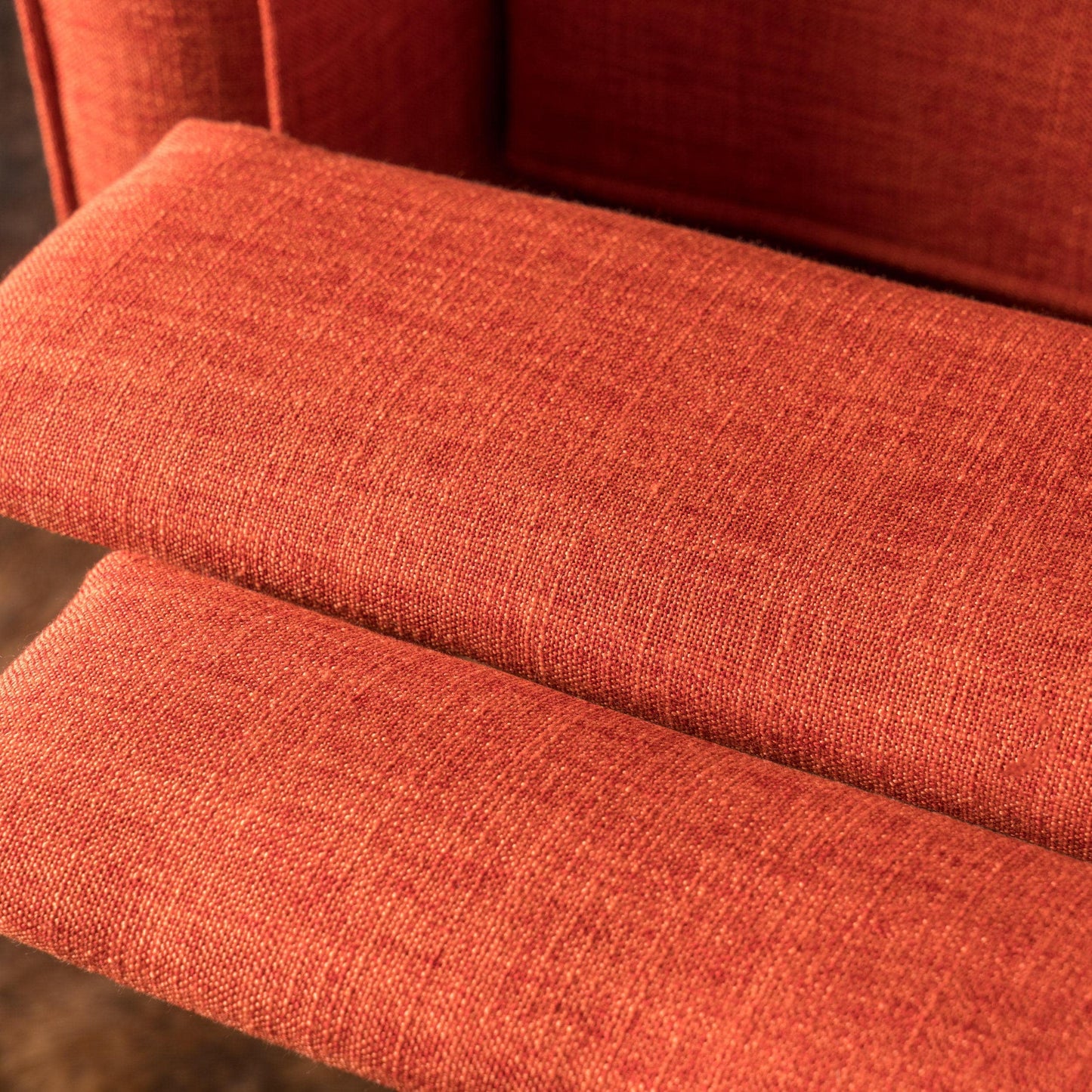 Fauteuil inclinable en tissu capitonné Mervynn de style milieu de siècle moderne par Christopher Knight Home