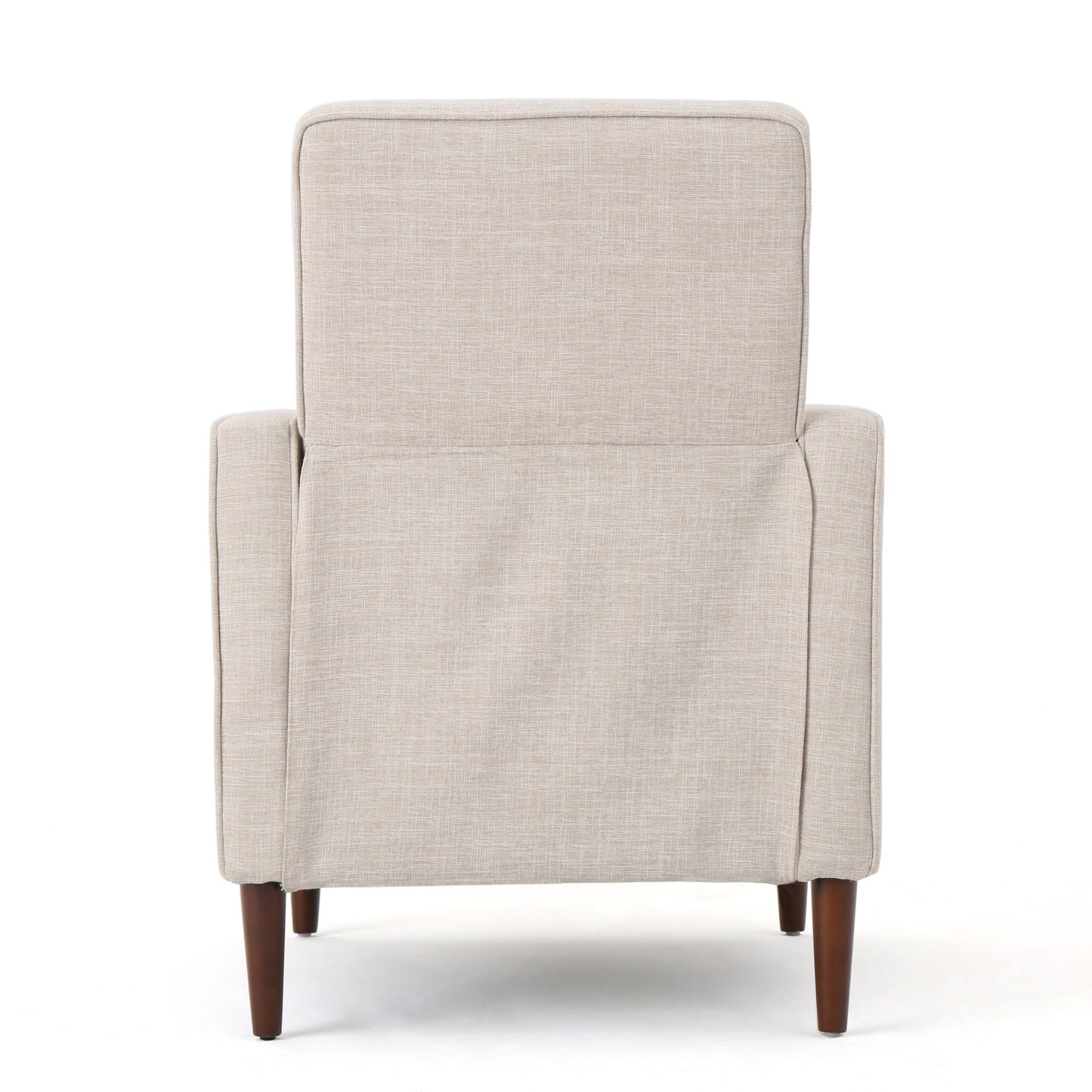 Fauteuil inclinable en tissu capitonné Mervynn de style milieu de siècle moderne par Christopher Knight Home