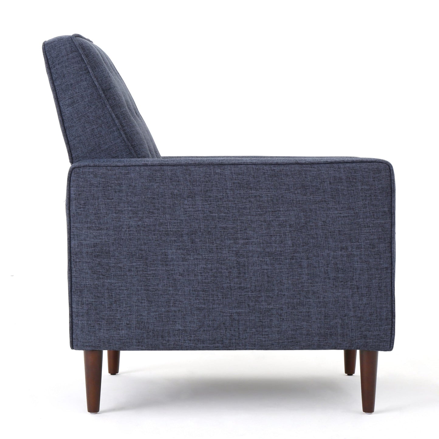 Fauteuil inclinable en tissu capitonné Mervynn de style milieu de siècle moderne par Christopher Knight Home