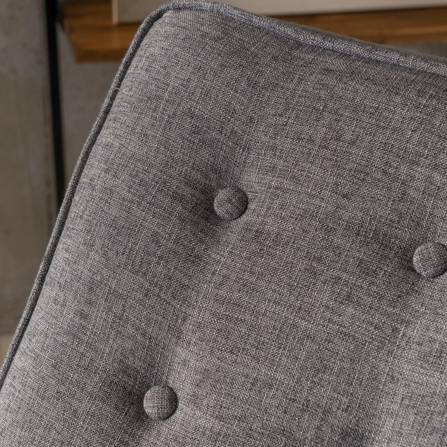 Fauteuil inclinable en tissu capitonné Mervynn de style milieu de siècle moderne par Christopher Knight Home