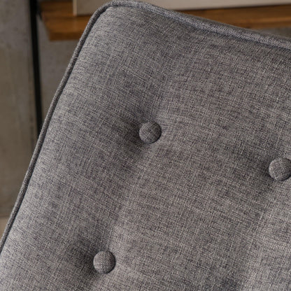 Fauteuil inclinable en tissu capitonné Mervynn de style milieu de siècle moderne par Christopher Knight Home