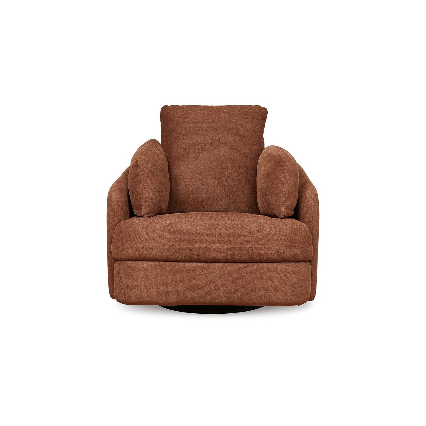 Fauteuil inclinable pivotant Meso, en polyester Nuvella orange