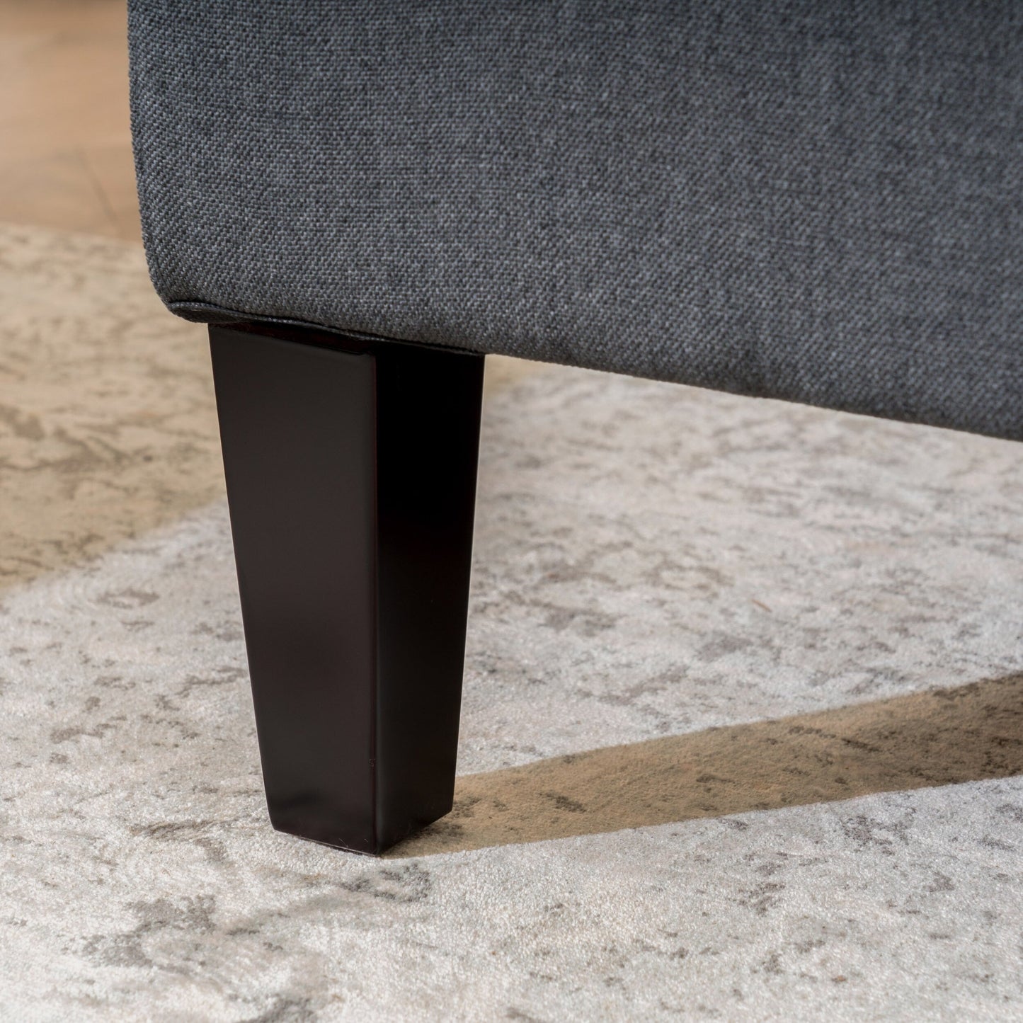 Canapé modulaire 5 pièces style milieu de siècle avec coussins capitonnés pour le salon