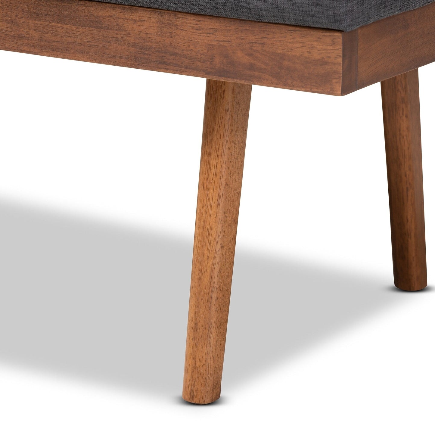 Banc en tissu du milieu du siècle