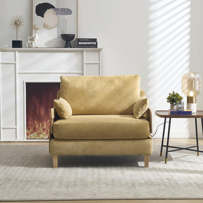 Canapé-lit inclinable pliable 3 en 1 de style milieu de siècle, convertible en lit