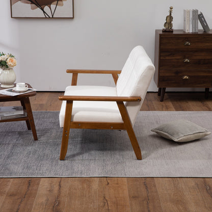 Canapé causeuse solide moderne du milieu du siècle, canapé causeuse rembourré, canapé causeuse rembourré 2 places