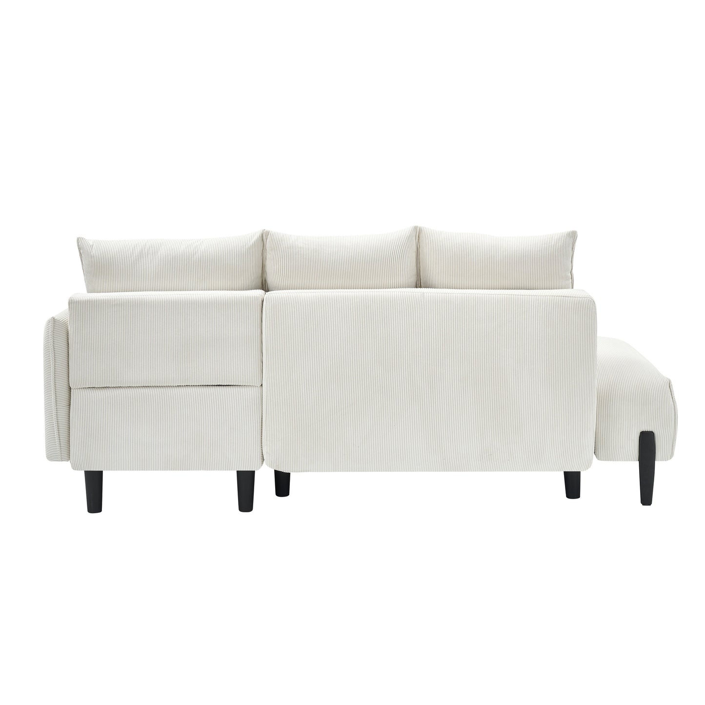 Canapé en velours moderne du milieu du siècle - 79,50 pouces de long, causeuse confortable pour les petits espaces