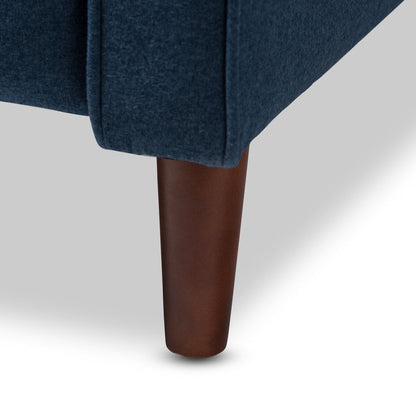 Fauteuil inclinable en tissu du milieu du siècle par Baxton Studio