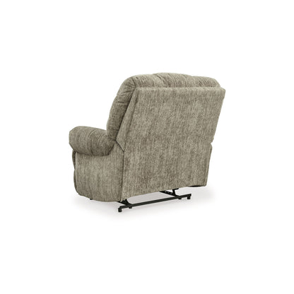Fauteuil inclinable manuel Mikey, Zero Wall, velours polyester taupe moelleux