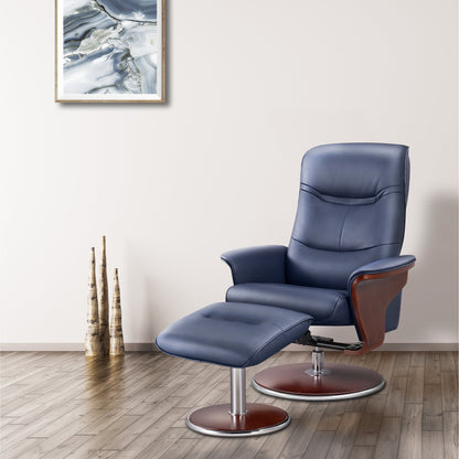 Fauteuil inclinable Milano avec ottoman Artiva USA