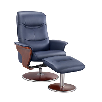 Fauteuil inclinable Milano avec ottoman Artiva USA