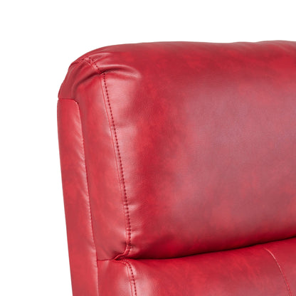 Fauteuil inclinable minimaliste à levier avec revêtement lisse