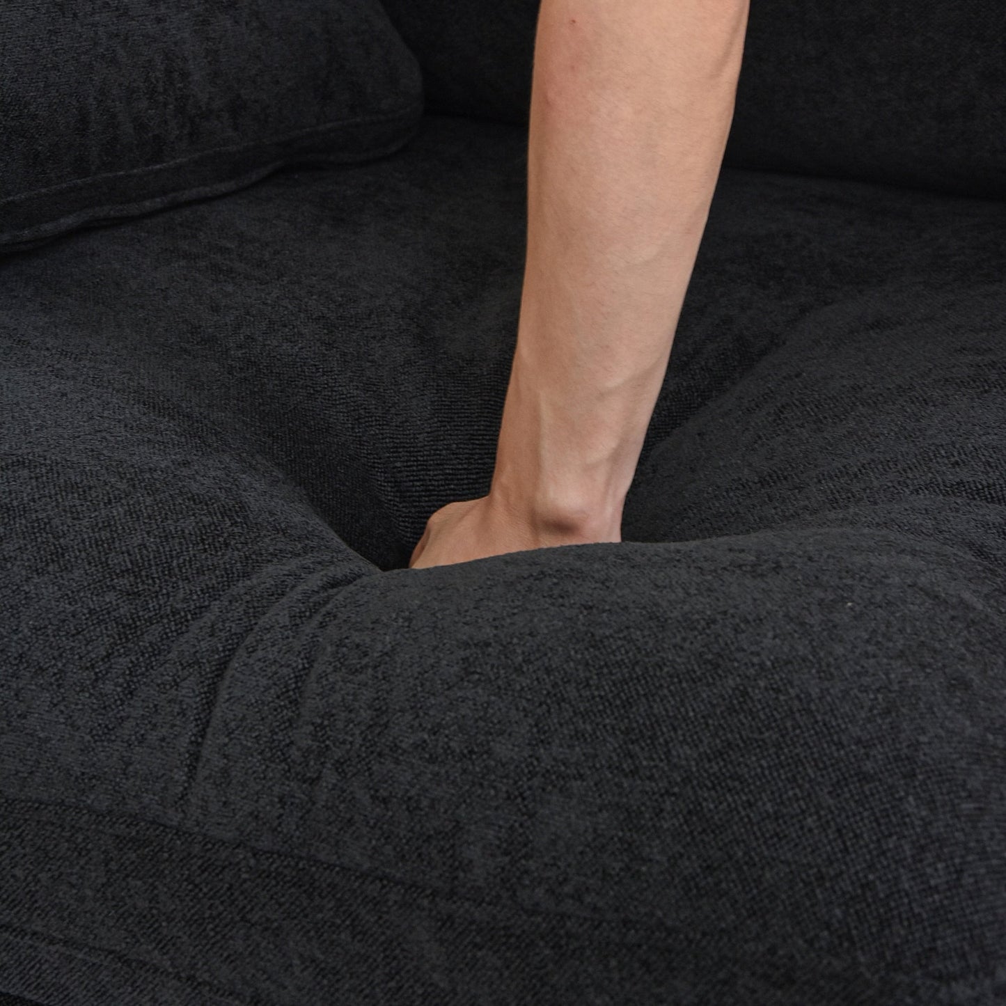 Canapé modulaire sectionnel minimaliste moderne rembourré en duvet, canapé nuage.