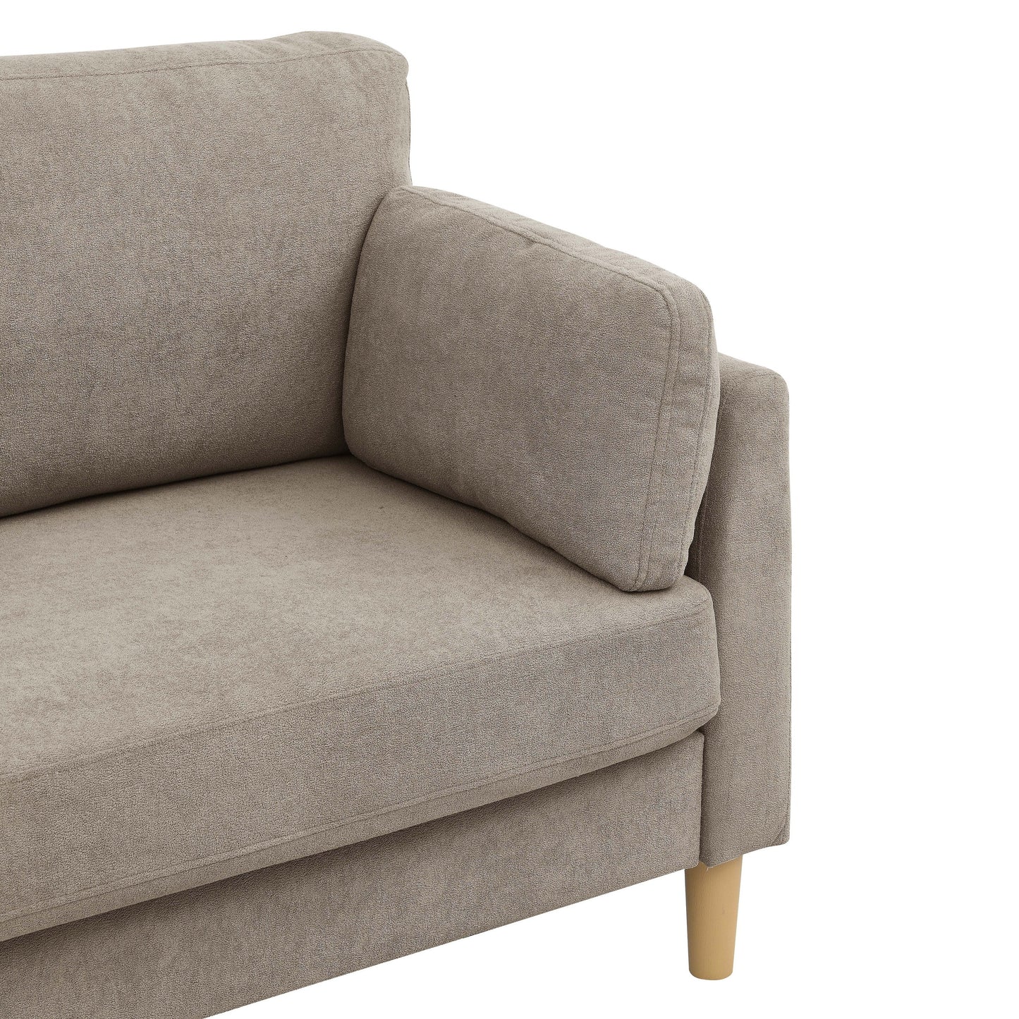 Canapé rembourré minimaliste - 2 places - 30,5 P x 66 L x 35 H