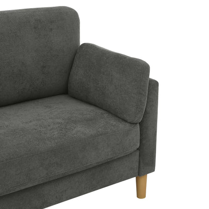 Canapé rembourré minimaliste - 2 places - 30,5 P x 66 L x 35 H