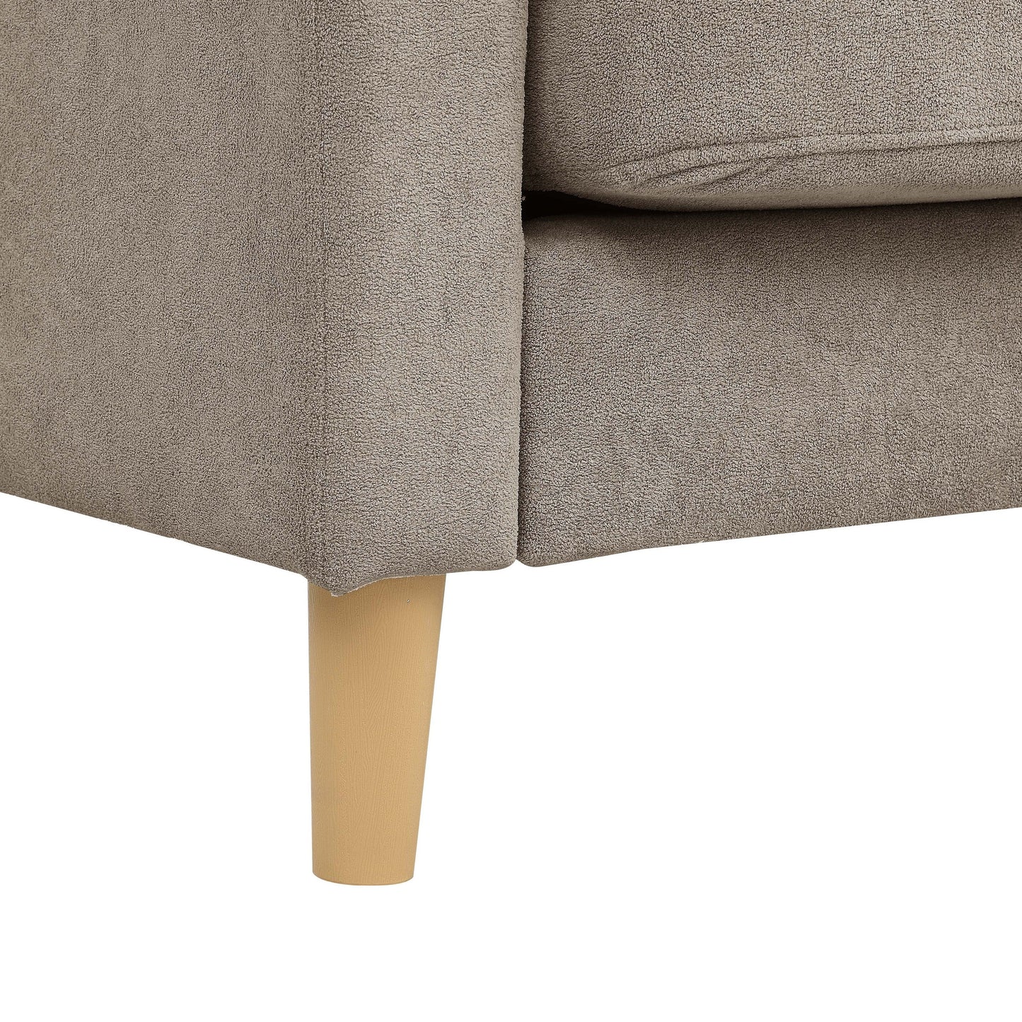 Canapé rembourré minimaliste - 2 places - 30,5 P x 66 L x 35 H