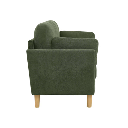 Canapé rembourré minimaliste - 2 places - 30,5 P x 66 L x 35 H