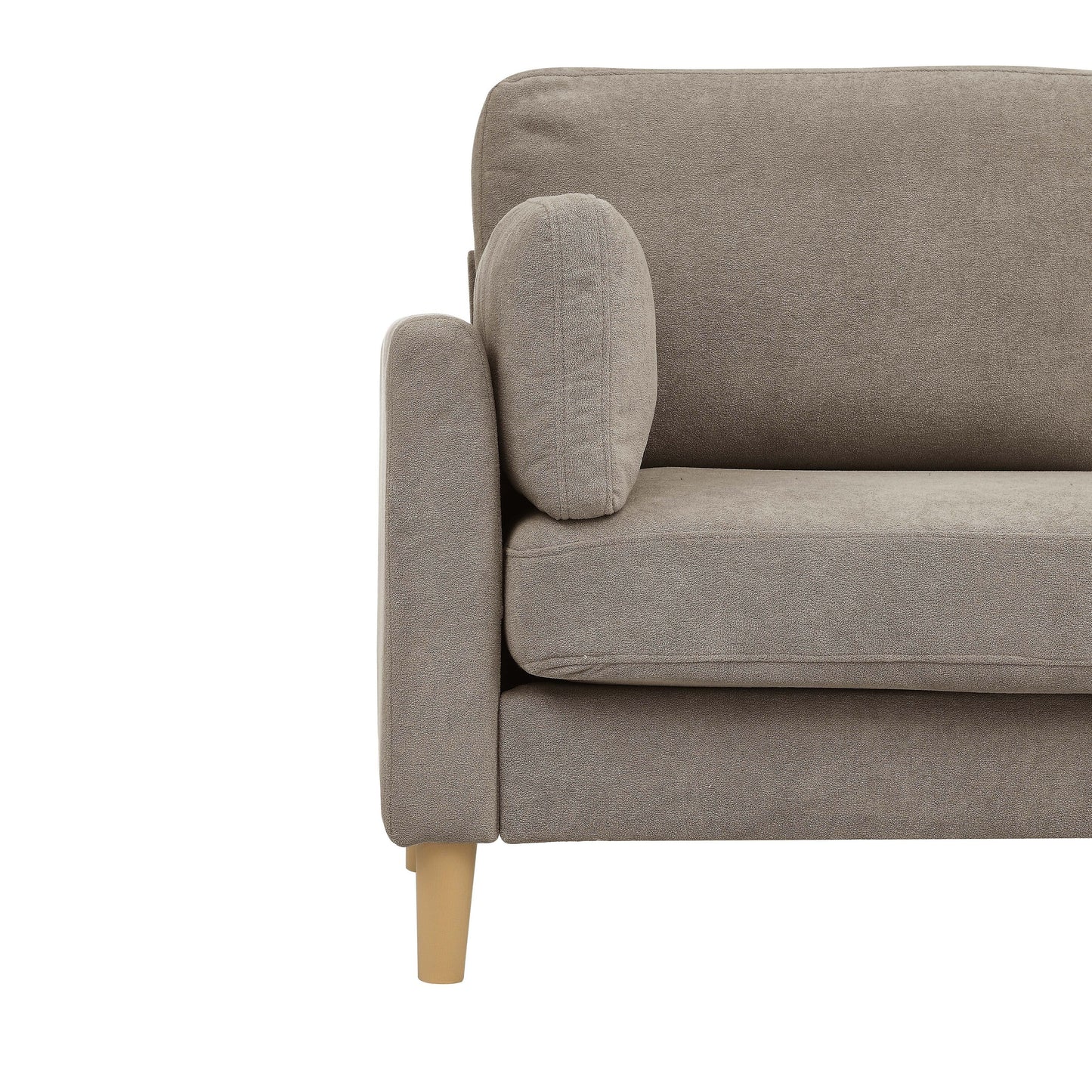 Canapé rembourré minimaliste - 2 places - 30,5 P x 66 L x 35 H