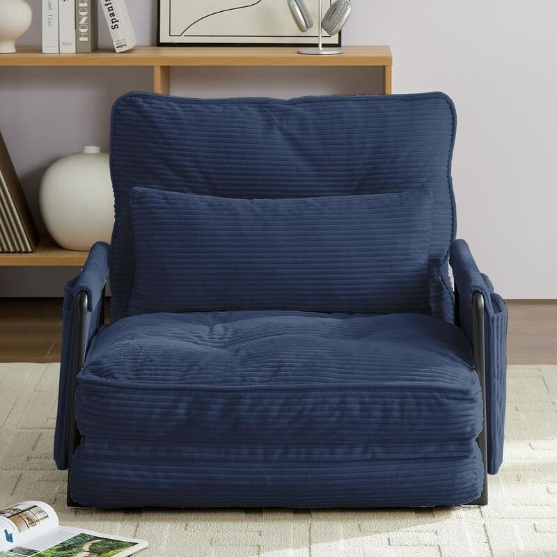 Canapé-lit pliant multifonction Mixoy avec oreillers, dossier réglable sur 6 positions (3+1)