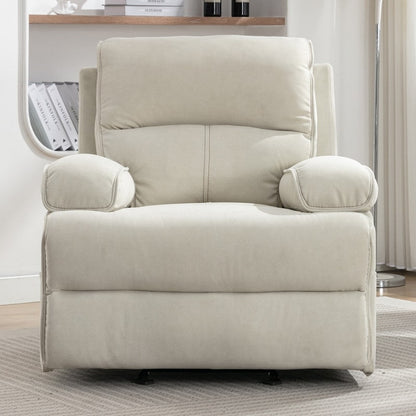 Mixoy Fauteuil inclinable, fauteuil de massage surdimensionné en velours pour bébé avec fonction de vibration et de chaleur