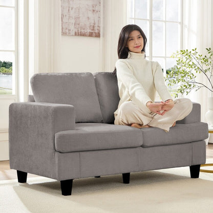 Canapé sectionnel Mixoy W56 Loveseat, tissu chenille Cloud Sleeper, canapés 2 places rembourrés confortables