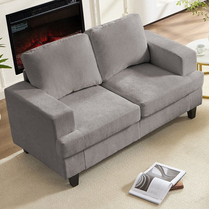 Canapé sectionnel Mixoy W56 Loveseat, tissu chenille Cloud Sleeper, canapés 2 places rembourrés confortables