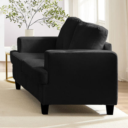 Canapé sectionnel Mixoy W56 Loveseat, tissu chenille Cloud Sleeper, canapés 2 places rembourrés confortables