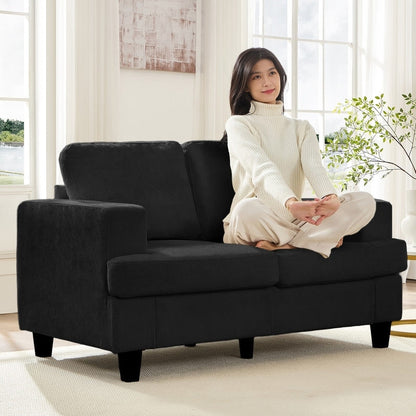 Canapé sectionnel Mixoy W56 Loveseat, tissu chenille Cloud Sleeper, canapés 2 places rembourrés confortables