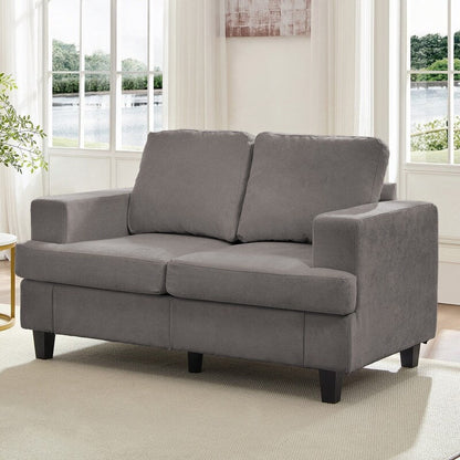 Canapé sectionnel Mixoy W56 Loveseat, tissu chenille Cloud Sleeper, canapés 2 places rembourrés confortables