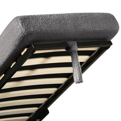 Canapé-lit sectionnel réversible 3 places en forme de L Moasis avec rangement et coussins