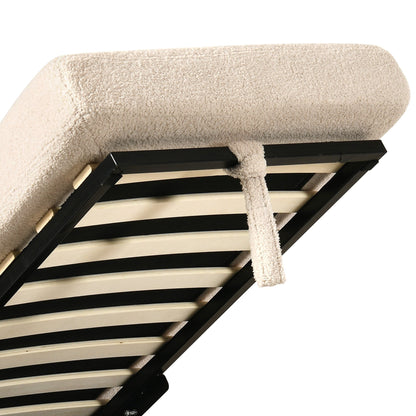 Canapé-lit sectionnel réversible 3 places en forme de L Moasis avec rangement et coussins