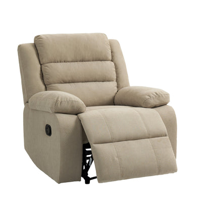 Fauteuil inclinable manuel moderne en coton/velours côtelé de 91 cm de large