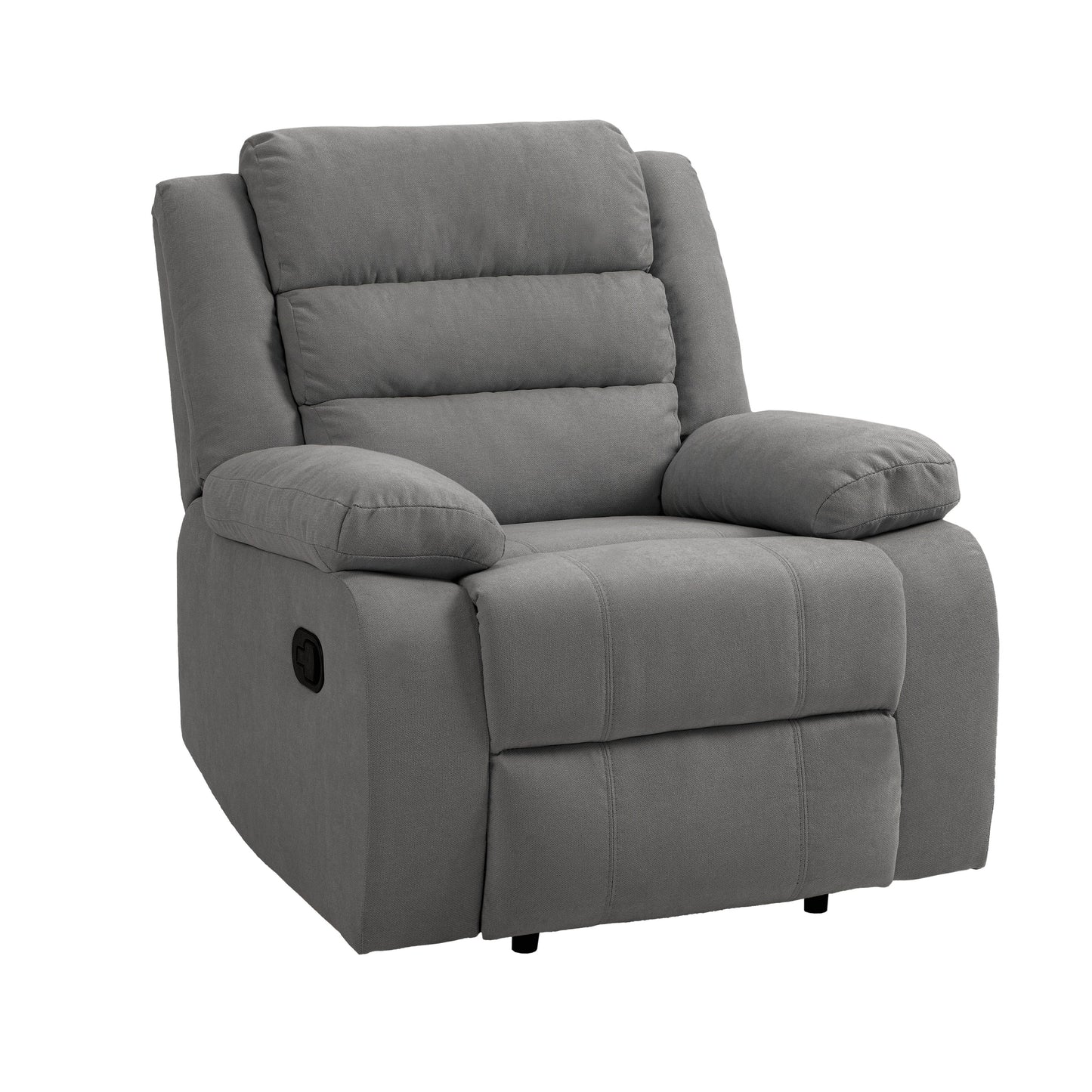 Fauteuil inclinable manuel moderne en coton/velours côtelé de 91 cm de large