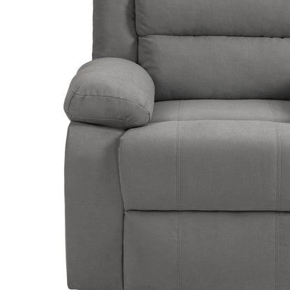 Fauteuil inclinable manuel moderne en coton/velours côtelé de 91 cm de large