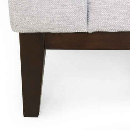 Canapé 3 places moderne 80 avec pieds en bois et coussins assortis pour le salon