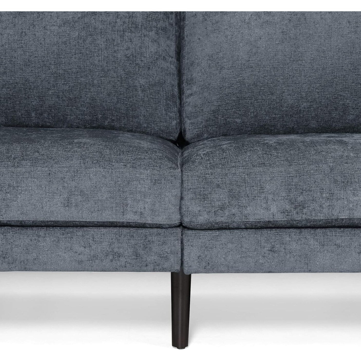 Canapé 3 places moderne rembourré 96,25 avec pieds en bois et coussins décoratifs pour le salon