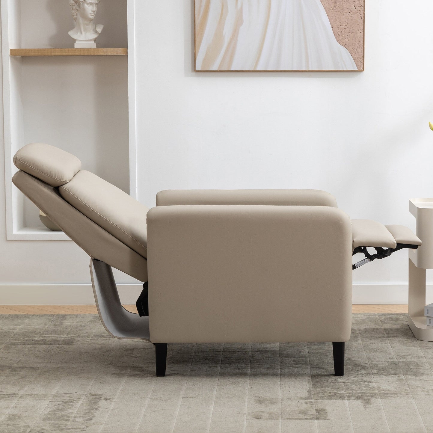 Fauteuil inclinable réglable au design artistique moderne - 33,10 x 27,20 x 41,30