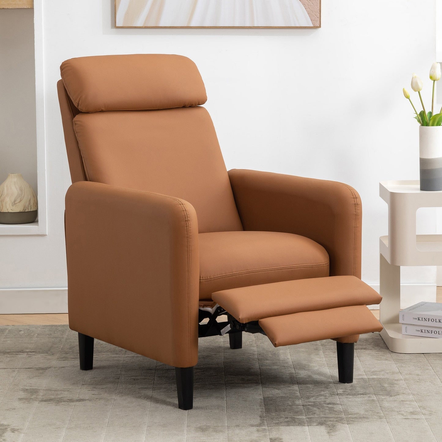 Fauteuil inclinable réglable au design artistique moderne - 33,10 x 27,20 x 41,30