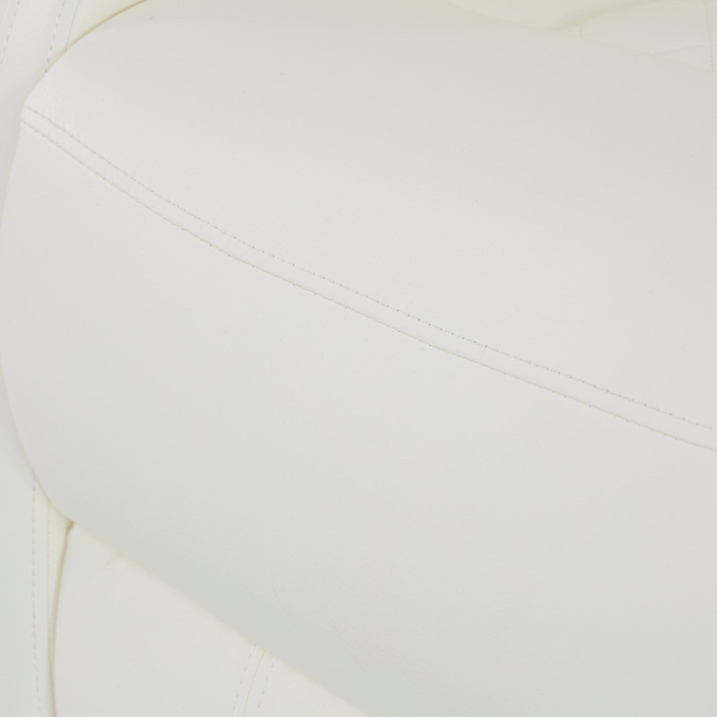 Fauteuil inclinable moderne en cuir respirant avec éclairage d'ambiance et LED alimentée par USB