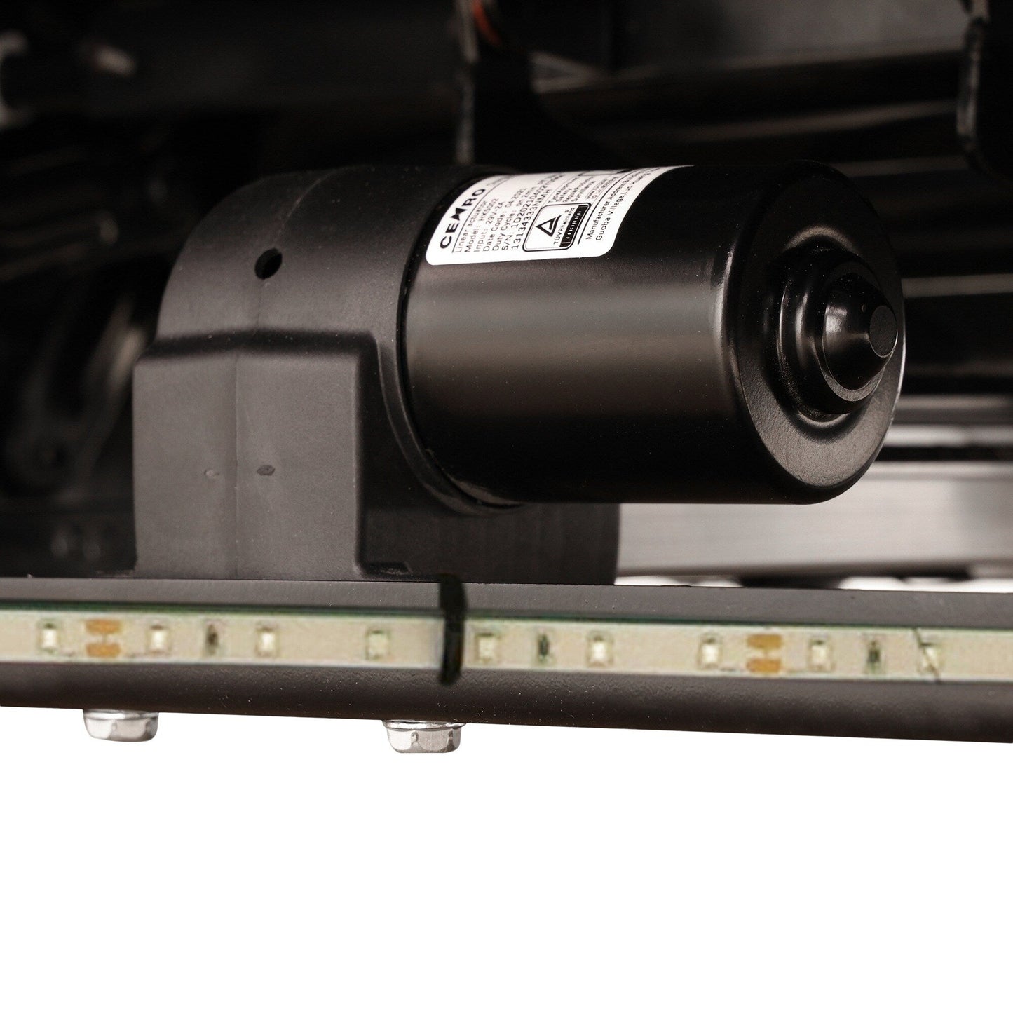 Fauteuil inclinable moderne en cuir respirant avec éclairage d'ambiance et LED alimentée par USB