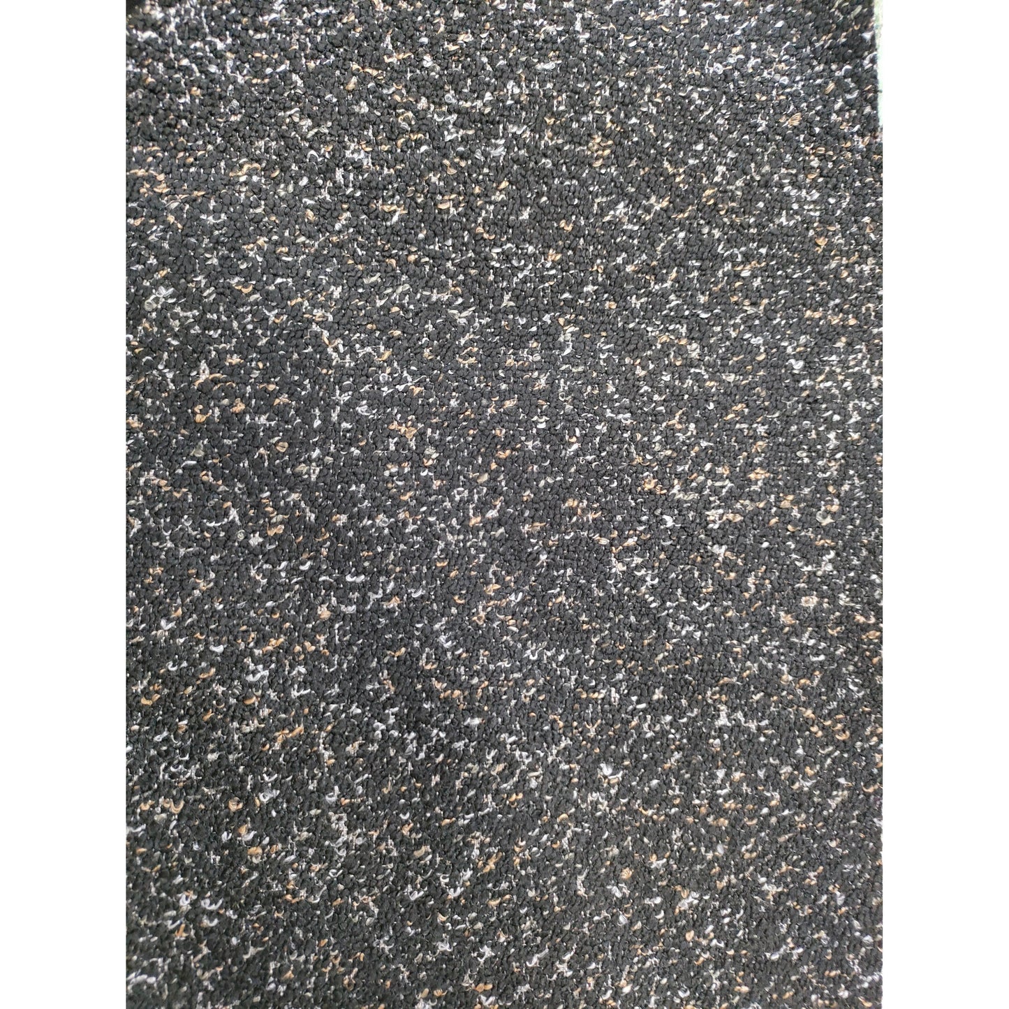 Canapé modulaire 3 places incurvé en chenille moderne avec coussins cylindriques pour le salon