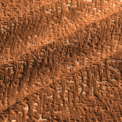 Canapé 2 places moderne en tissu chenille avec pouf