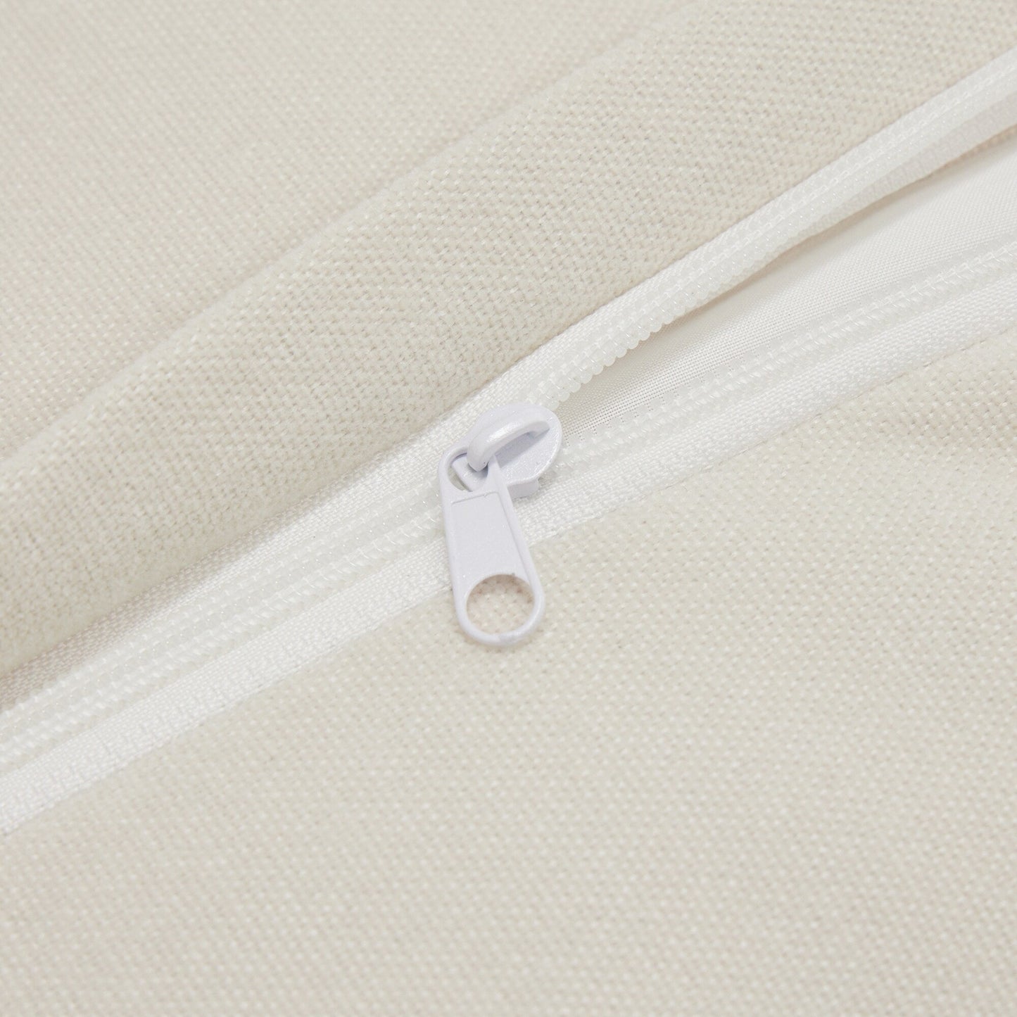 Canapé 3 places modulaire moderne en chenille sans accoudoirs