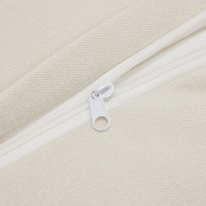 Canapé 3 places modulaire moderne en chenille sans accoudoirs