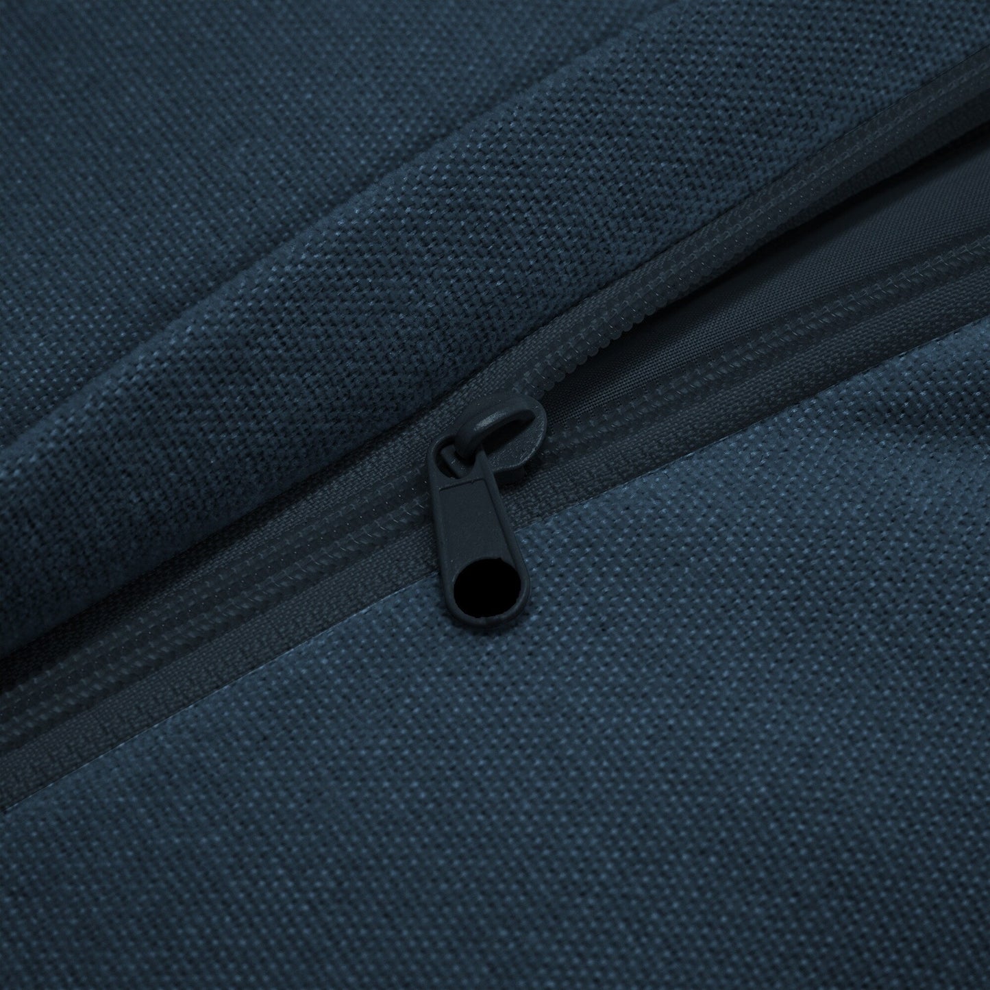 Canapé 3 places modulaire moderne en chenille sans accoudoirs