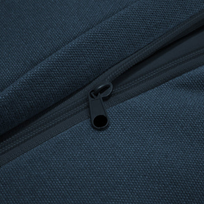 Canapé 3 places modulaire moderne en chenille sans accoudoirs