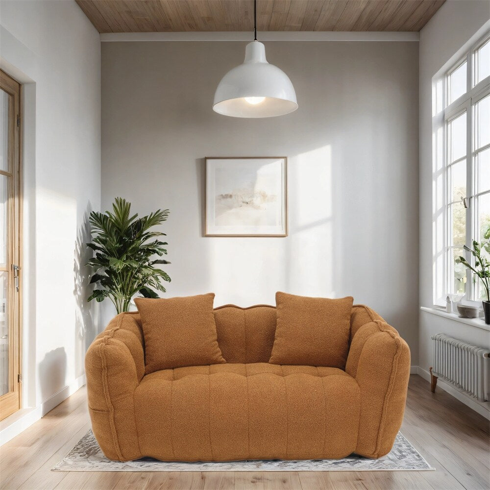 Canapé inclinable moderne en chenille avec mousse haute résilience